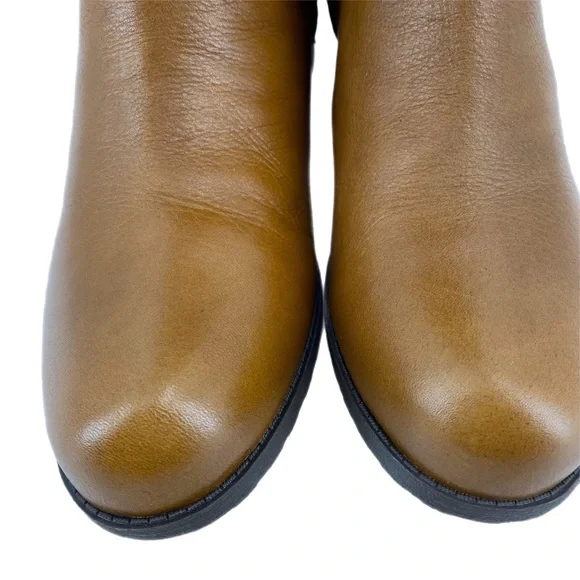 Sole Society Amaretto Belluci Leather So-Carolyn Boots - Picture 5 of 11